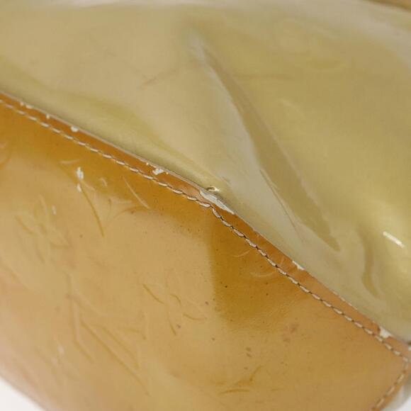 LOUIS VUITTON Monogram Vernis Reade PM Hand Bag Beige M91334 - Picture 15 of 16